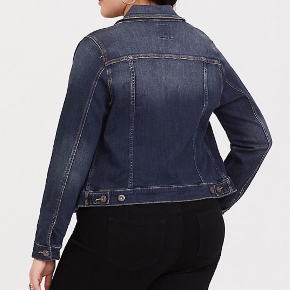 Torrid Blue Jean Jacket - Picture 4 of 8
